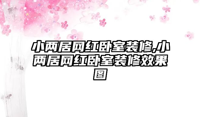 小兩居網紅臥室裝修,小兩居網紅臥室裝修效果圖
